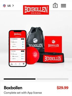 BOGO! Boxbollen Original Fitness Set